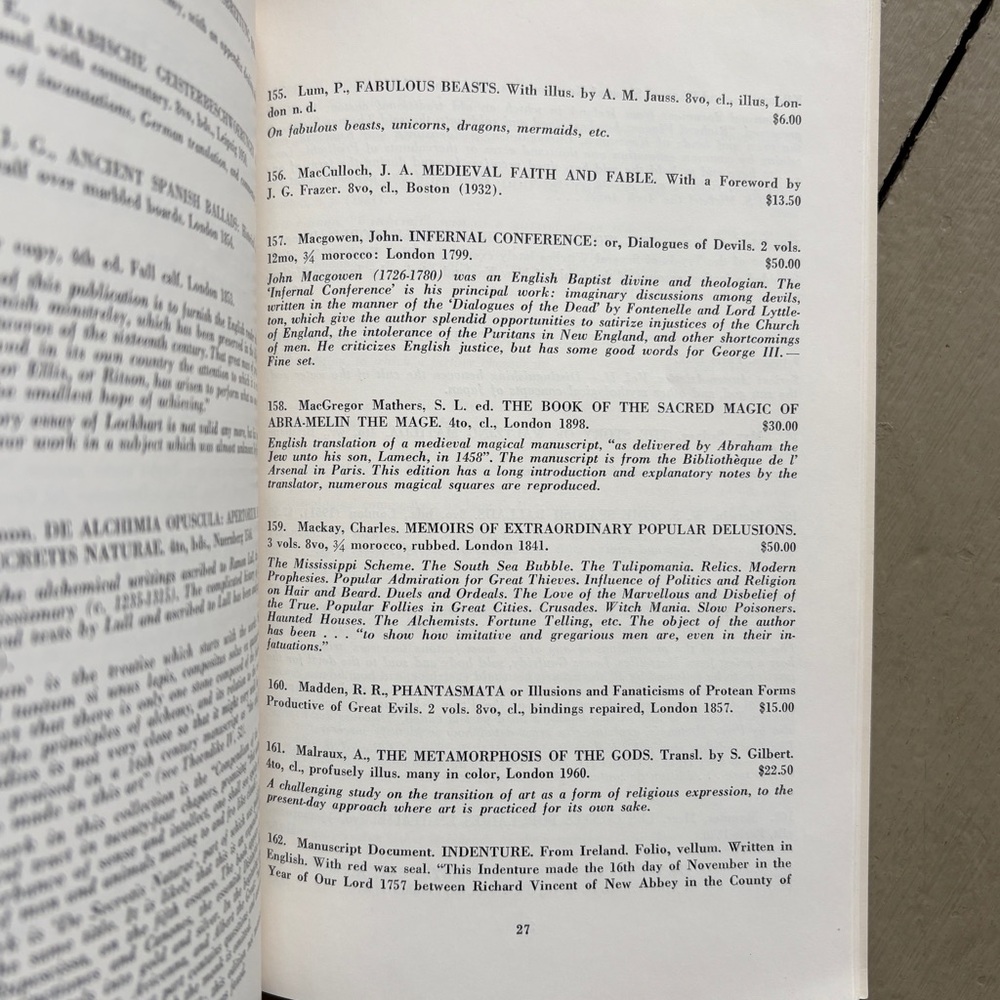 2 Folklore Witchcraft Demonology Witch Goth William Salloch Book Catalogues - Picture 2 of 9